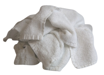 Reclaimed White Wash Cloth Rags - Rags